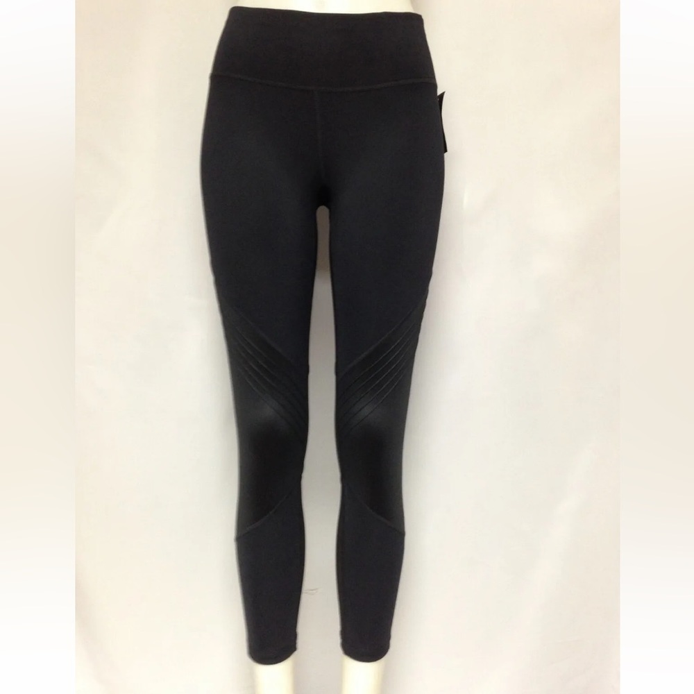 Ideology Mesh calf legging 100004675 Black Small NWT